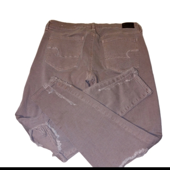 American Eagle Next Level Stretch Distressed Jeggings 12 - Picture 2 of 12